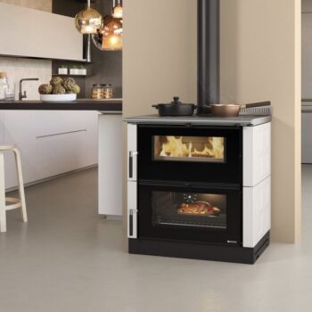 Cuisinière à bois La Nordica VERONA XXL.16 majolique – blanc