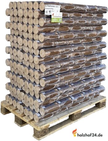 Briquettes de bois dur Nielsen hêtre 160 x 6 kg, 1 palette