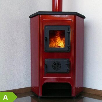 Poêle à bois d'angle Gustav 6 kW