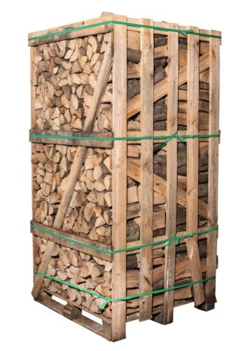 Bois de chauffage hêtre 25 cm, palette de 2 stères