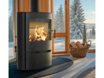Poêle à bois ovale ILDNORD RENVIK 10 kW