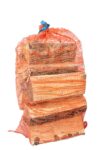 Bois de chauffage bouleau 25 cm, sac de 22 litres