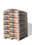 Granulés de bois HS Timber en sacs, sac de 15 kg, palette de 66 sacs, fabrication allemande