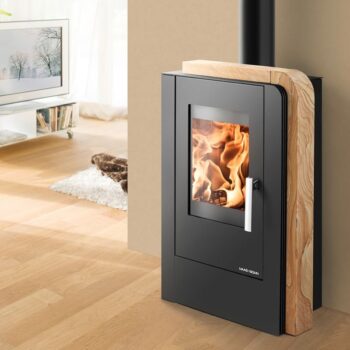 Poêle à bois Haas+Sohn Aruba easy noir / Woodstone