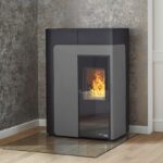 Poêle à granulés Haas+Sohn HSP 8 Home II 445.08 noir perle | façade gris perle