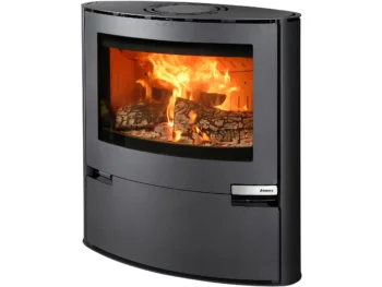 Poêle à bois Aduro 15 acier noir 6,5 kW à régulation automatique