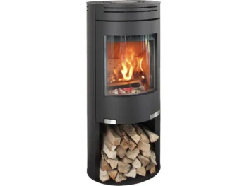 Poêle à bois Aduro 1.4 acier noir 6 kW à régulation automatique