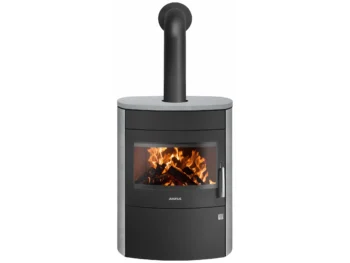 Poêle à bois Justus Agero 2.0 pierre ollaire noir-gris 7 kW