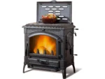Poêle à bois La Nordica Isotta fonte noire 11,9 kW