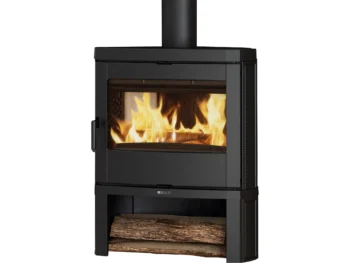 Poêle à bois La Nordica Jennifer fonte noire 7,7 kW