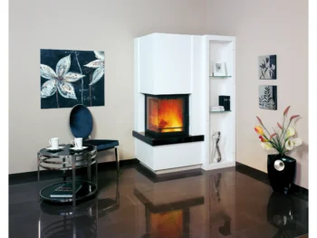 Poêle à bois Hark Easy 500 granit noir 8 kW à régulation automatique