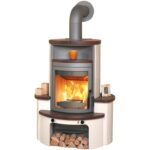 Poêle à bois Hark Avenso GT ECOplus faïence brun Jola/Stone 8 kW