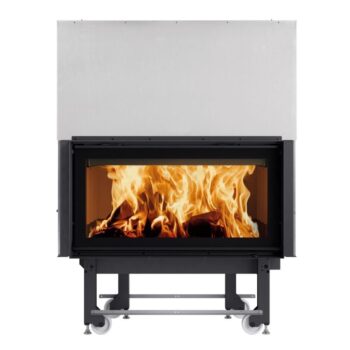 Insert de cheminée La Nordica Prestige Line Monoblocco 1000 Evo acier noir