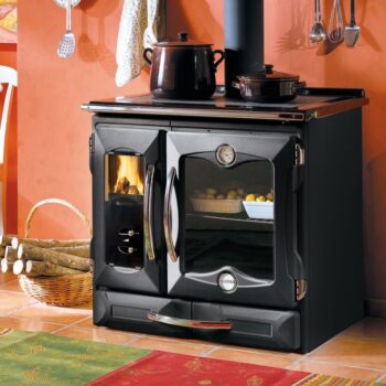 Cuisinière à bois La Nordica Suprema 4.0 fonte noire