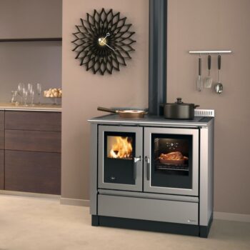 Cuisinière à bois La Nordica Venezia inox