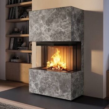 Kit de cheminée Spartherm Opal RLA pierre ollaire